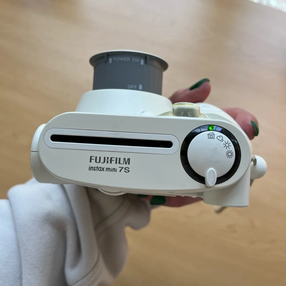 White Fujifilm Instant Camera